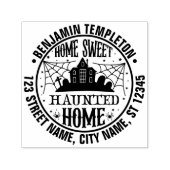 不気味幽霊のよく出るなHouse Spider Websの名前アドレス セルフインキングスタンプ (デザイン)