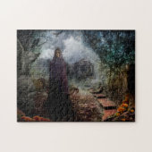 不気味幽霊のよく出るハウスとその幽霊オーナー – Macabre ジグソーパズル (横)