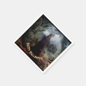 不気味幽霊のよく出るハウスとその幽霊 – ハローゲン スタンダードカクテルナプキン (角)