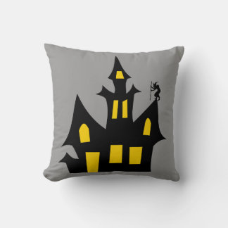 不気味幽霊のよく出るハウスグレイ装飾用クッション クッション