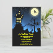 不気味幽霊のよく出るハウスハローウィンパーティ 招待状 (スタンド正面)