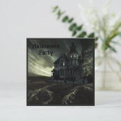 不気味幽霊のよく出るハウスハローウィンパーティ 招待状 (スタンド正面)