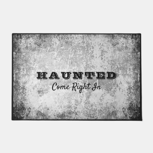 不気味幽霊のよく出るハグランジウ動揺してス ドアマット (正面)