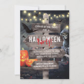 不気味幽霊のよく出るハローウィンパーティ 招待状 (正面)