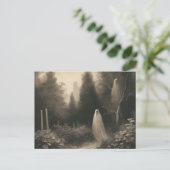 不気味幽霊インローストホラーゴシック ポストカード (スタンド正面)