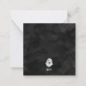 不気味幽霊サンキューカード ノートカード (裏面)