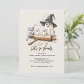 不気味幽霊シェフと転がのピン、ハロウィーン 招待状 (スタンド正面)