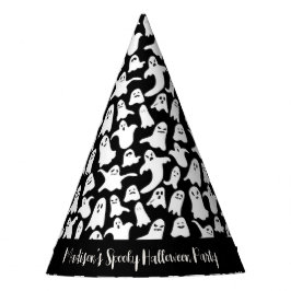 不気味幽霊ハロウィン黒パーティー帽子 パーティーハット