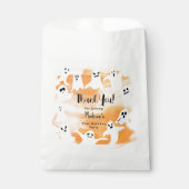 不気味幽霊ハローウィンパーティ水色 フェイバーバッグ (正面)