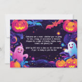 不気味幽霊パーティの招待状 招待状 (裏面)