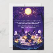 不気味幽霊パーティの招待状 招待状 (裏面)