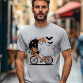 不気味幽霊乗用自転車ハロウィモダンーン トライブレンドＴシャツ