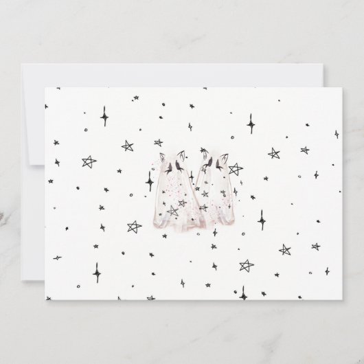 不気味幽霊猫カード「パンクスターズ」 招待状 (正面)