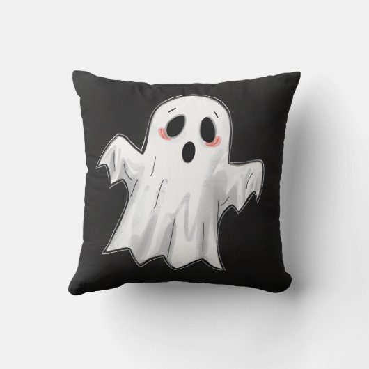 不気味幽霊 クッション (裏面)