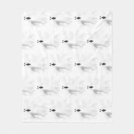 不気味幽霊 フリースブランケット