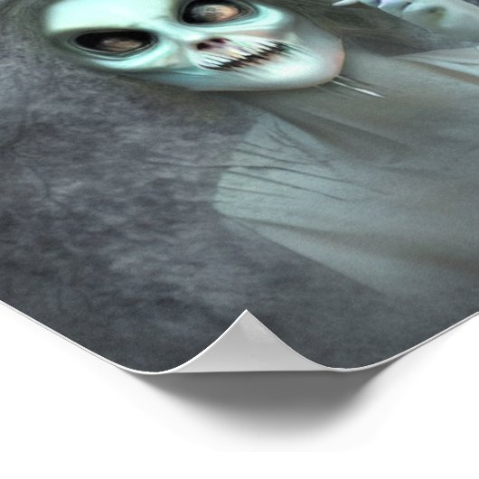 不気味幽霊 ポスター (角)