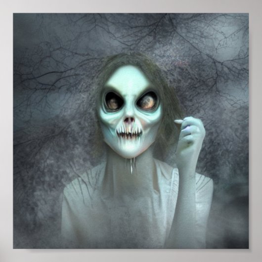 不気味幽霊 ポスター (正面)