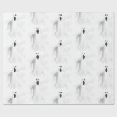 不気味幽霊 ラッピングペーパー (フラット)