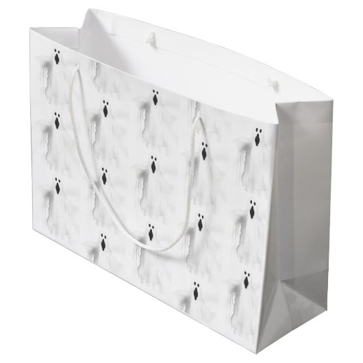 不気味幽霊 ラージペーパーバッグ (裏面アングル)