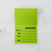 不気味招待状 招待状 (内部)