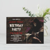 不気味死神の歳の誕生日パーティー 招待状 (スタンド正面)