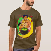 不気味物ハロウィンユニセックスTシャツ Tシャツ (正面)