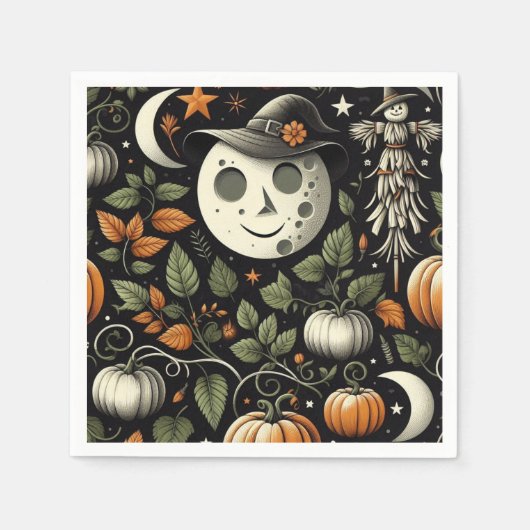 不気味物 スタンダードカクテルナプキン (正面)