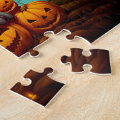 不気味異教の祝ハッピーハローウィン ジグソーパズル (側面)