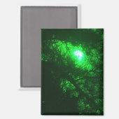 不気味真夜中の森 マグネット (正面/裏面)