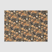 不気味秋フローラスカル 薄葉紙 (正面)