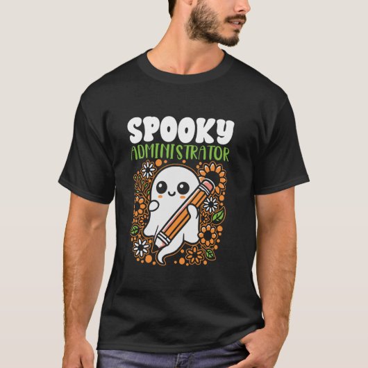 不気味管理者ハローウィー Tシャツ (正面)