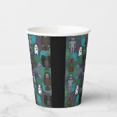 不気味紙プレート 紙コップ (左)