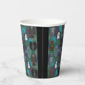 不気味紙プレート 紙コップ (右)