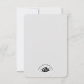 不気味綴じハロウィーン誕生日パーティー サンキューカード (裏面)