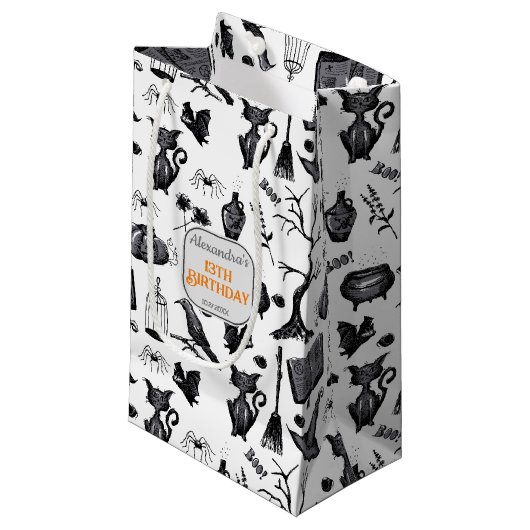 不気味綴じハロウィーン誕生日パーティー スモールペーパーバッグ (正面アングル)