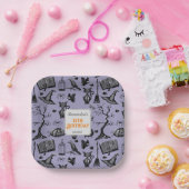 不気味綴じハロウィーン誕生日パーティー ペーパープレート (パーティー)