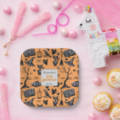 不気味綴じハロウィーン誕生日パーティー ペーパープレート (パーティー)