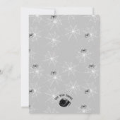 不気味綴じハロウィーン誕生日パーティー 招待状 (裏面)