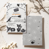 不気味綴じハロウィーン誕生日パーティー 招待状