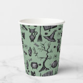 不気味綴じハロウィーン誕生日パーティー 紙コップ (裏面)