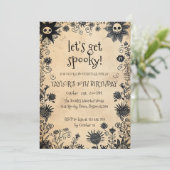 不気味花ハロウィーン誕生日パーティー 招待状 (スタンド正面)