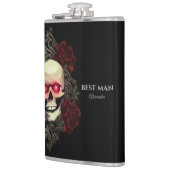 不気味花婿介添人groomsmenギフト結婚式の引き出物flask フラスク (左)