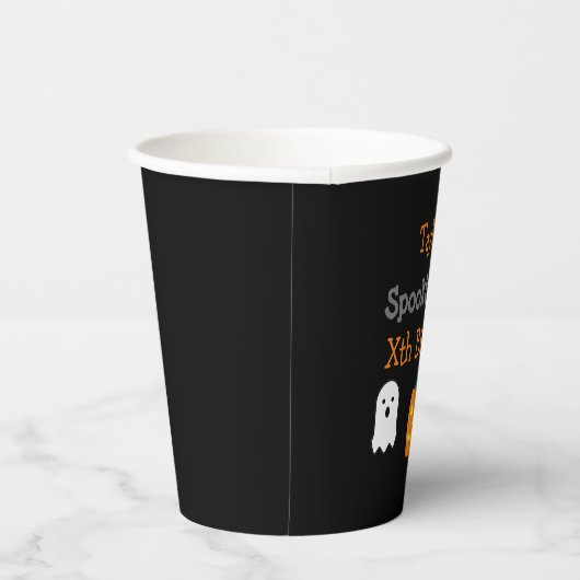 不気味誕生日 紙コップ (右)