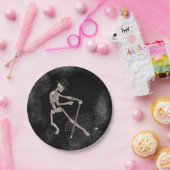 不気味踊り骨格 ペーパープレート (パーティー)