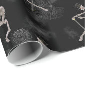 不気味踊り骨格 ラッピングペーパー (ロールコーナー)