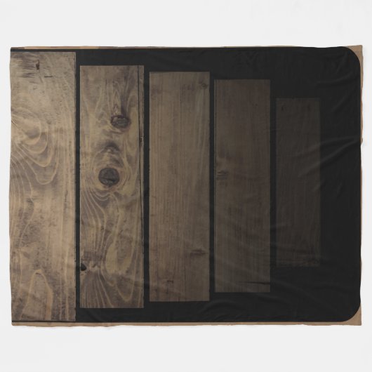 不気味階段 – 古い木製の階段ユニーク フリースブランケット