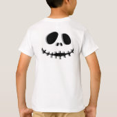 不気味顔ハロウィンTシャツ – フロント「不気味」 Tシャツ (裏面)