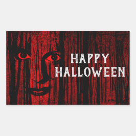 不気味顔 長方形シール