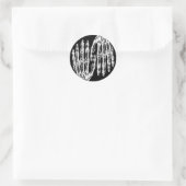 不気味骨の手 ラウンドシール (バッグ)