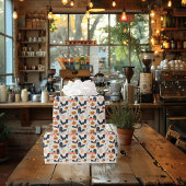 不気味魅力的なキャラクターでテーマのハロウィーン ラッピングペーパー